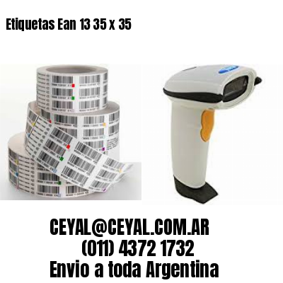 Etiquetas Ean 13 35 x 35