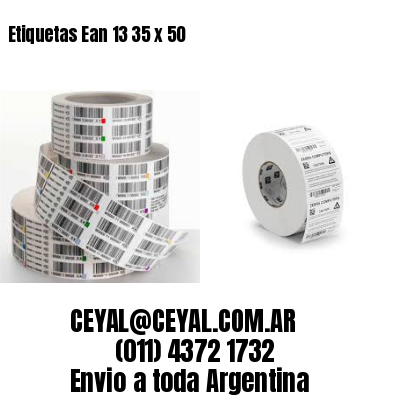 Etiquetas Ean 13 35 x 50