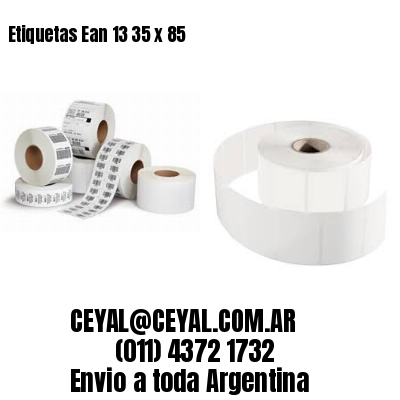 Etiquetas Ean 13 35 x 85