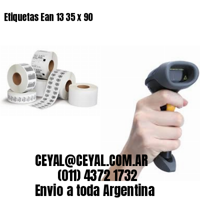 Etiquetas Ean 13 35 x 90