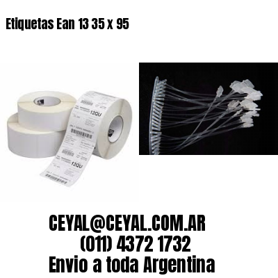 Etiquetas Ean 13 35 x 95