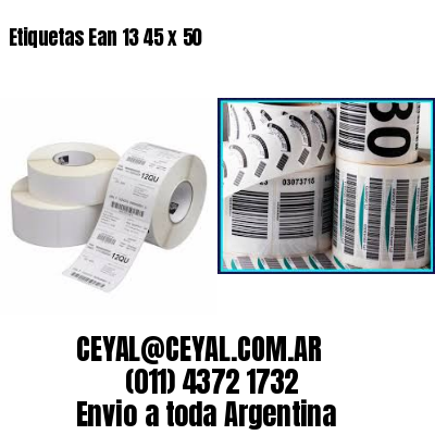 Etiquetas Ean 13 45 x 50