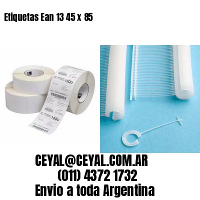 Etiquetas Ean 13 45 x 85