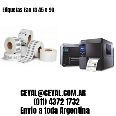 Etiquetas Ean 13 45 x 90