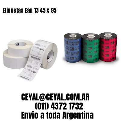 Etiquetas Ean 13 45 x 95