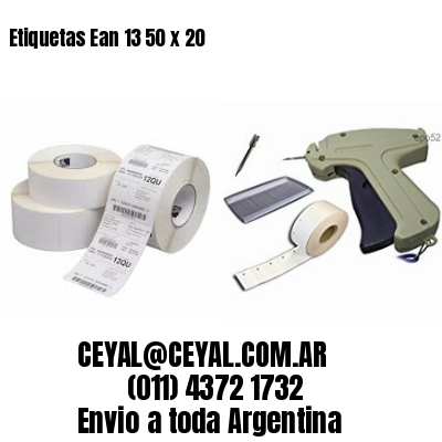 Etiquetas Ean 13 50 x 20