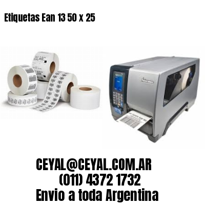 Etiquetas Ean 13 50 x 25