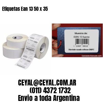 Etiquetas Ean 13 50 x 35