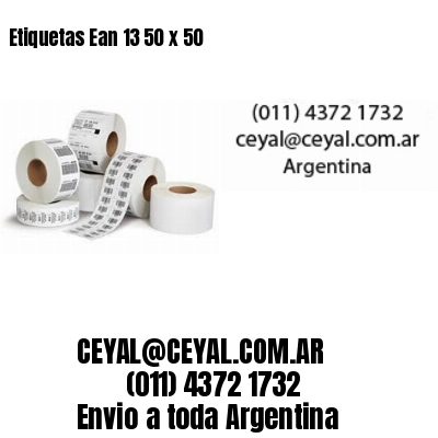 Etiquetas Ean 13 50 x 50