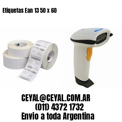 Etiquetas Ean 13 50 x 60