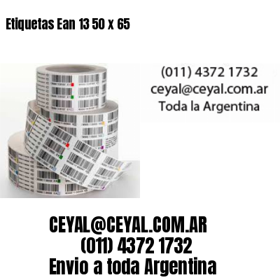 Etiquetas Ean 13 50 x 65