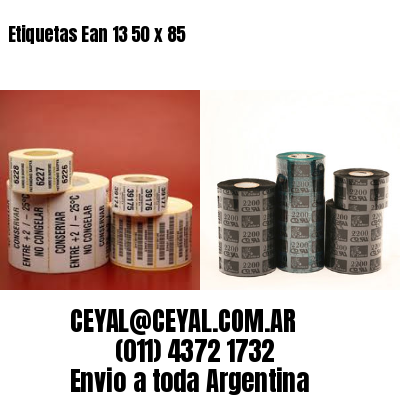 Etiquetas Ean 13 50 x 85