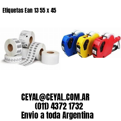 Etiquetas Ean 13 55 x 45