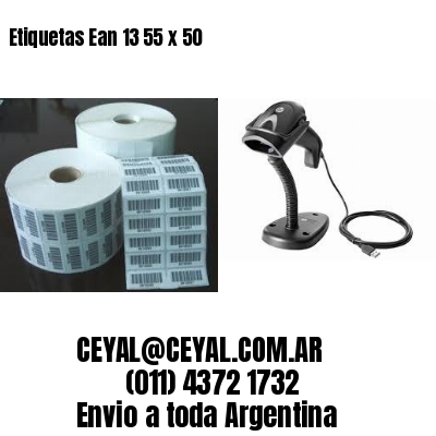 Etiquetas Ean 13 55 x 50