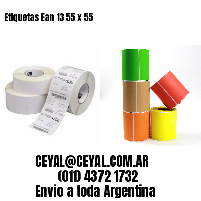 Etiquetas Ean 13 55 x 55