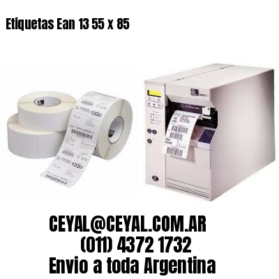 Etiquetas Ean 13 55 x 85