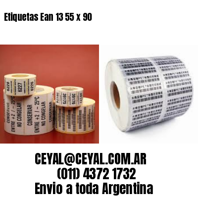 Etiquetas Ean 13 55 x 90