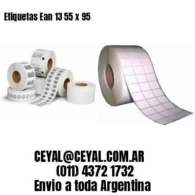 Etiquetas Ean 13 55 x 95