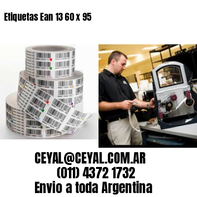 Etiquetas Ean 13 60 x 95