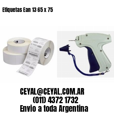 Etiquetas Ean 13 65 x 75