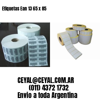 Etiquetas Ean 13 65 x 85