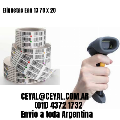 Etiquetas Ean 13 70 x 20