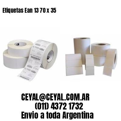 Etiquetas Ean 13 70 x 35