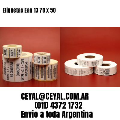 Etiquetas Ean 13 70 x 50
