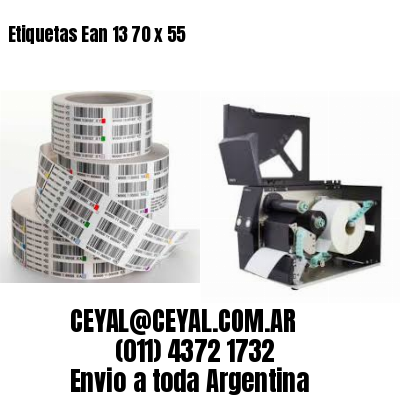 Etiquetas Ean 13 70 x 55