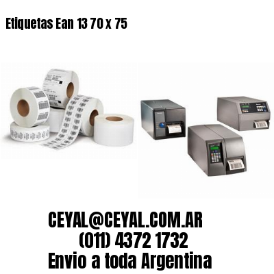 Etiquetas Ean 13 70 x 75