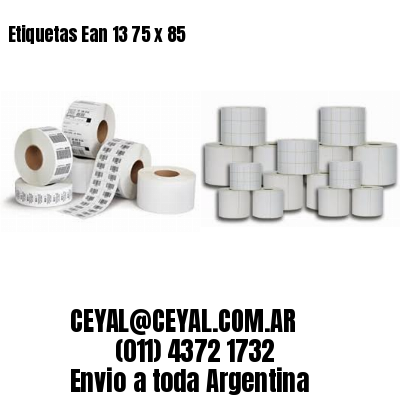 Etiquetas Ean 13 75 x 85