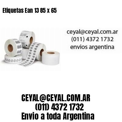 Etiquetas Ean 13 85 x 65