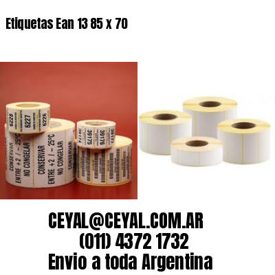 Etiquetas Ean 13 85 x 70