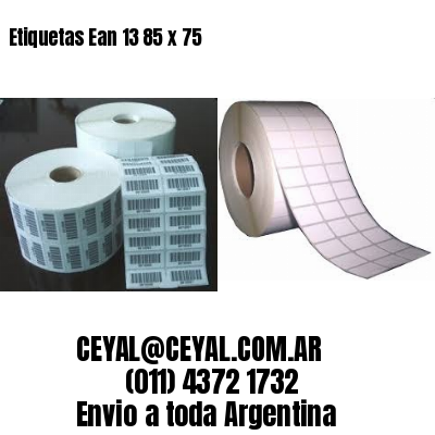 Etiquetas Ean 13 85 x 75