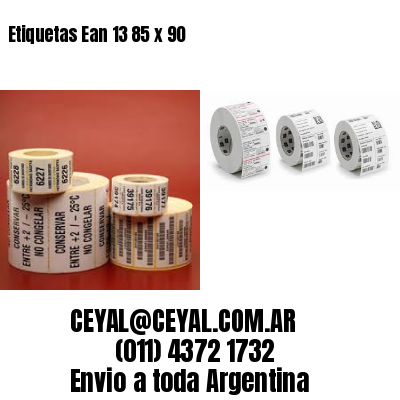 Etiquetas Ean 13 85 x 90