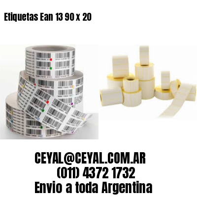 Etiquetas Ean 13 90 x 20