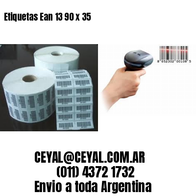 Etiquetas Ean 13 90 x 35