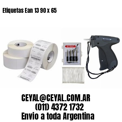 Etiquetas Ean 13 90 x 65