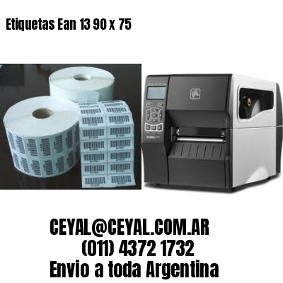 Etiquetas Ean 13 90 x 75