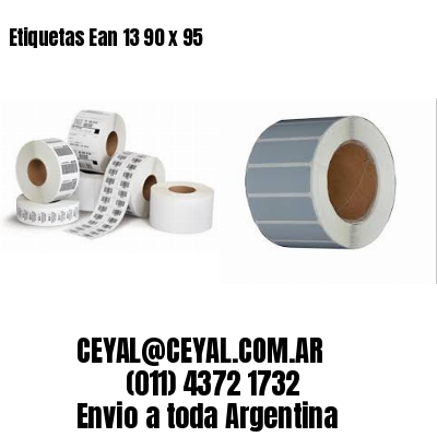 Etiquetas Ean 13 90 x 95