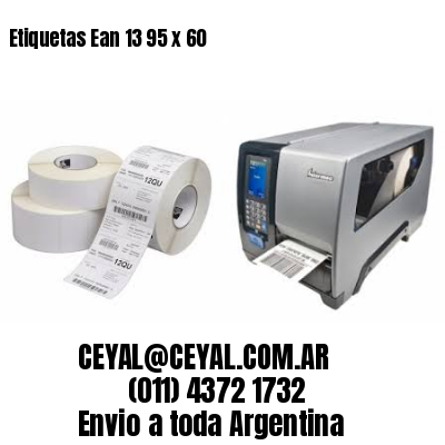 Etiquetas Ean 13 95 x 60