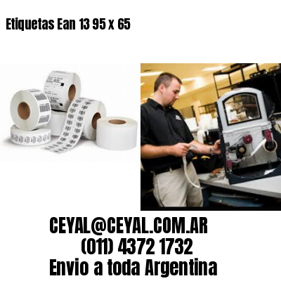 Etiquetas Ean 13 95 x 65