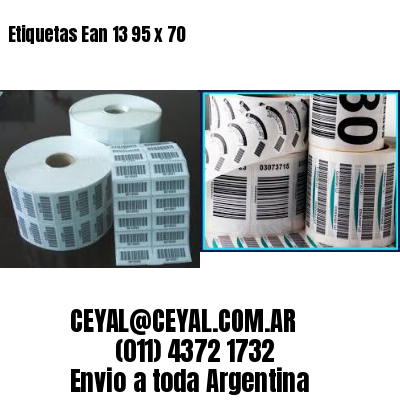 Etiquetas Ean 13 95 x 70