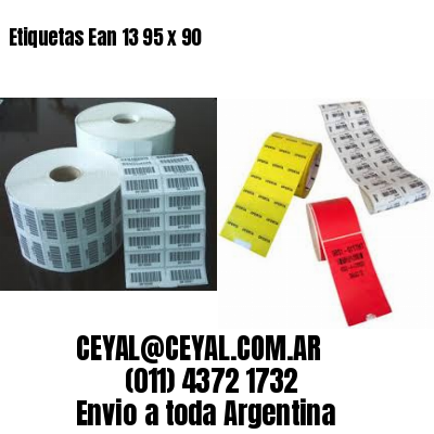 Etiquetas Ean 13 95 x 90