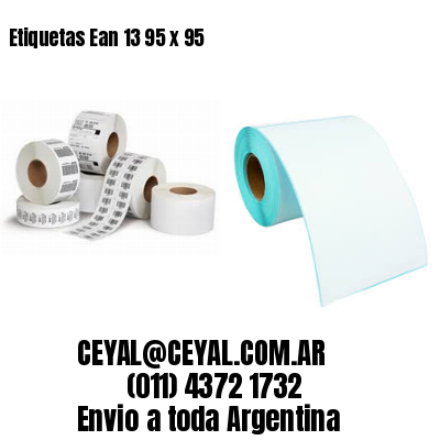 Etiquetas Ean 13 95 x 95