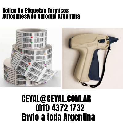 Rollos De Etiquetas Termicos Autoadhesivos Adrogué Argentina