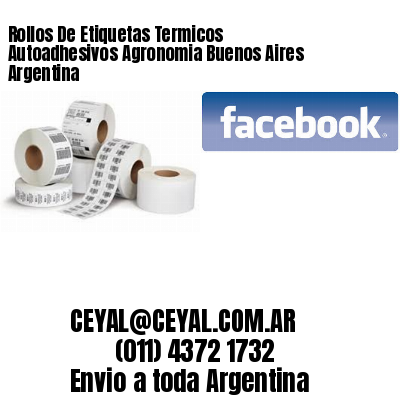 Rollos De Etiquetas Termicos Autoadhesivos Agronomia Buenos Aires Argentina