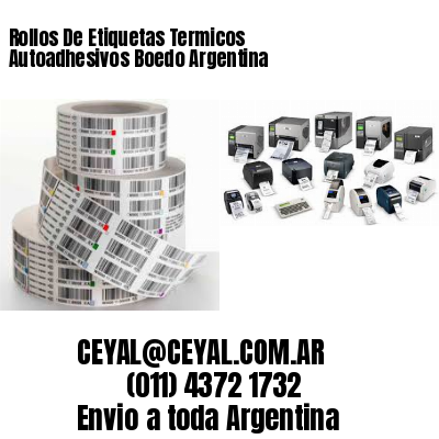 Rollos De Etiquetas Termicos Autoadhesivos Boedo Argentina
