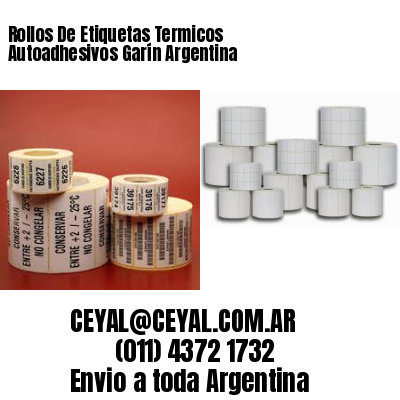 Rollos De Etiquetas Termicos Autoadhesivos Garín Argentina