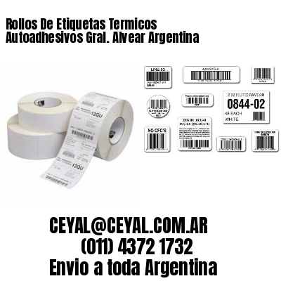 Rollos De Etiquetas Termicos Autoadhesivos Gral. Alvear Argentina